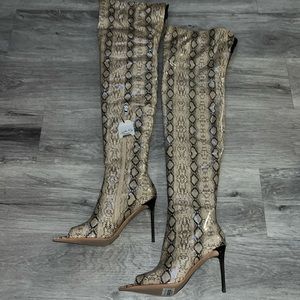 London Rag over the knee boots
